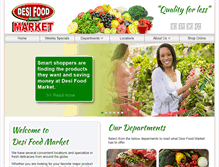 Tablet Screenshot of desifoodmarket.com